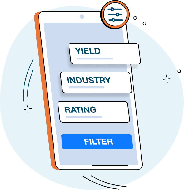 Filter our bond universe to find suitable bonds